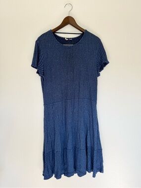 Gap A line Knit Midi Dress Size M